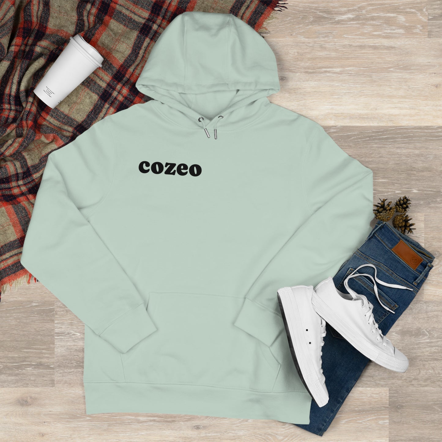 Stylish Cozeo King Hooded Sweatshirt, Casual Wear, Gift for Him, Streetwear Fashion, Cozy Sweatshirt