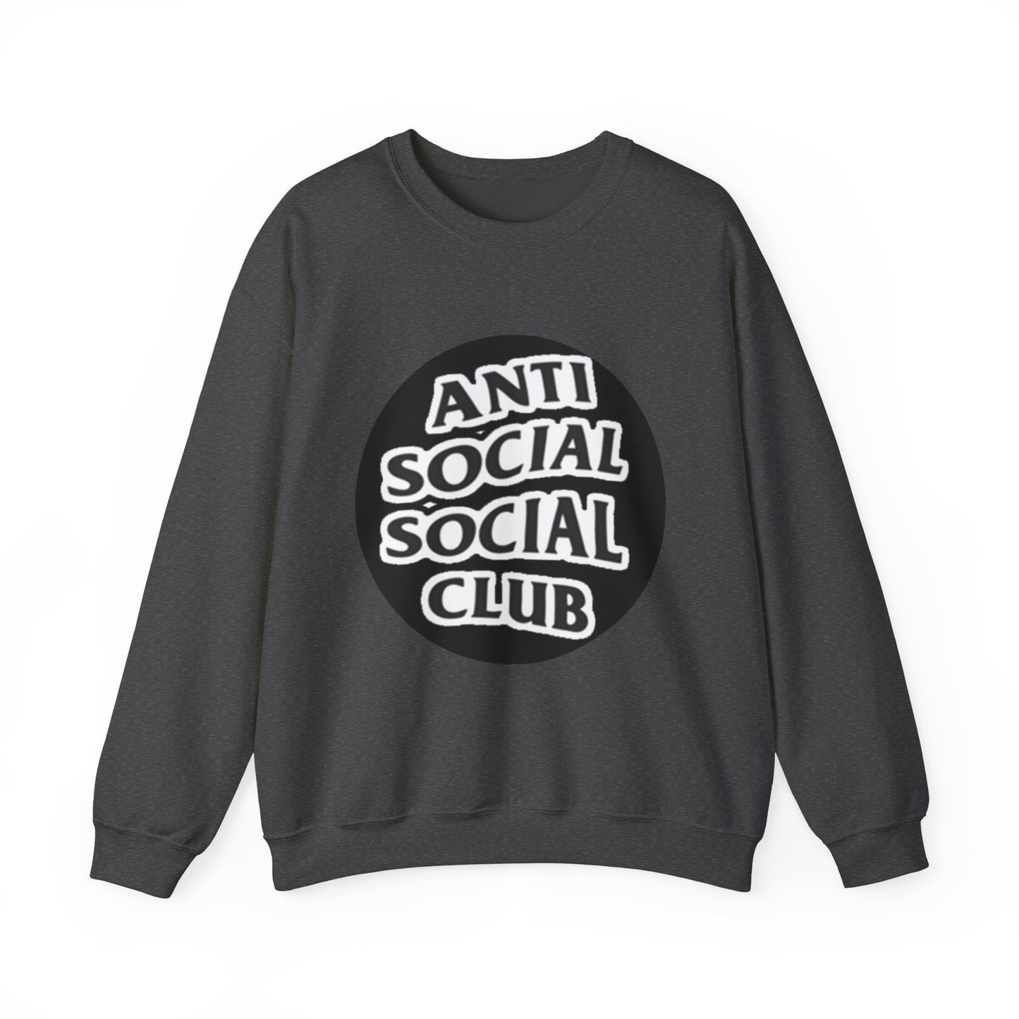 Crewneck Sweatshirt - Anti Social Club Edition, Cozy Sweatshirt, Streetwear Fashion, Gift for Introverts, Lounge Wear, Casual Outfit