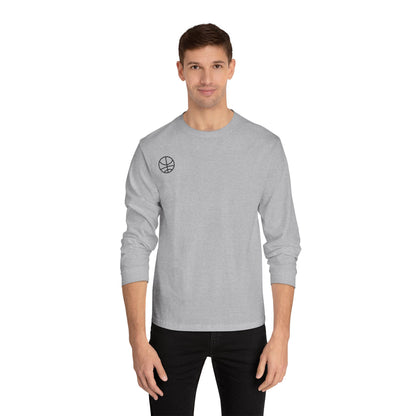 Minimalist Graphic Long Sleeve T-Shirt,  Casual Wear, Everyday Comfort, Stylish Layering Essential, Gift for Friends