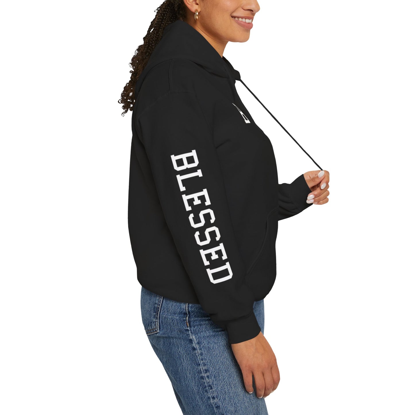 Blessed  Hoodie - Cozy Sweatshirt Gift for Friends, Family, Comfortable Lounge Wear, Faith-Inspired Apparel, Perfect for [...]