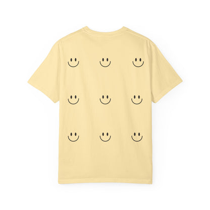 Smiley Face  T-Shirt, Fun Graphic Tee, Casual Wear, Gift for Friends, Positive Vibes Shirt, Happy Birthday Gift, Summer Essentials