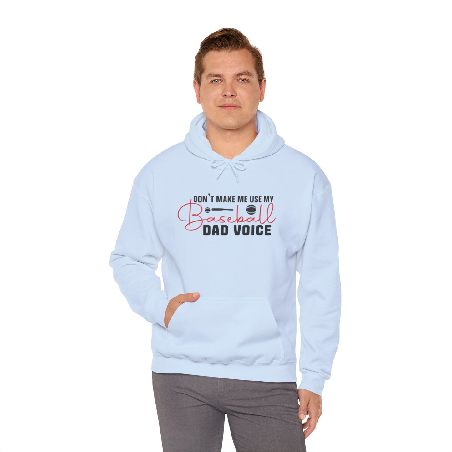 Funny Dad Voice Sweatshirt,  Hoodie, Baseball Gift, Cool Father's Day Apparel, Family Humor Clothing, Casual Wear