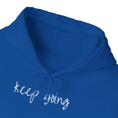keep going design Heavy Blend™ Hooded Sweatshirt