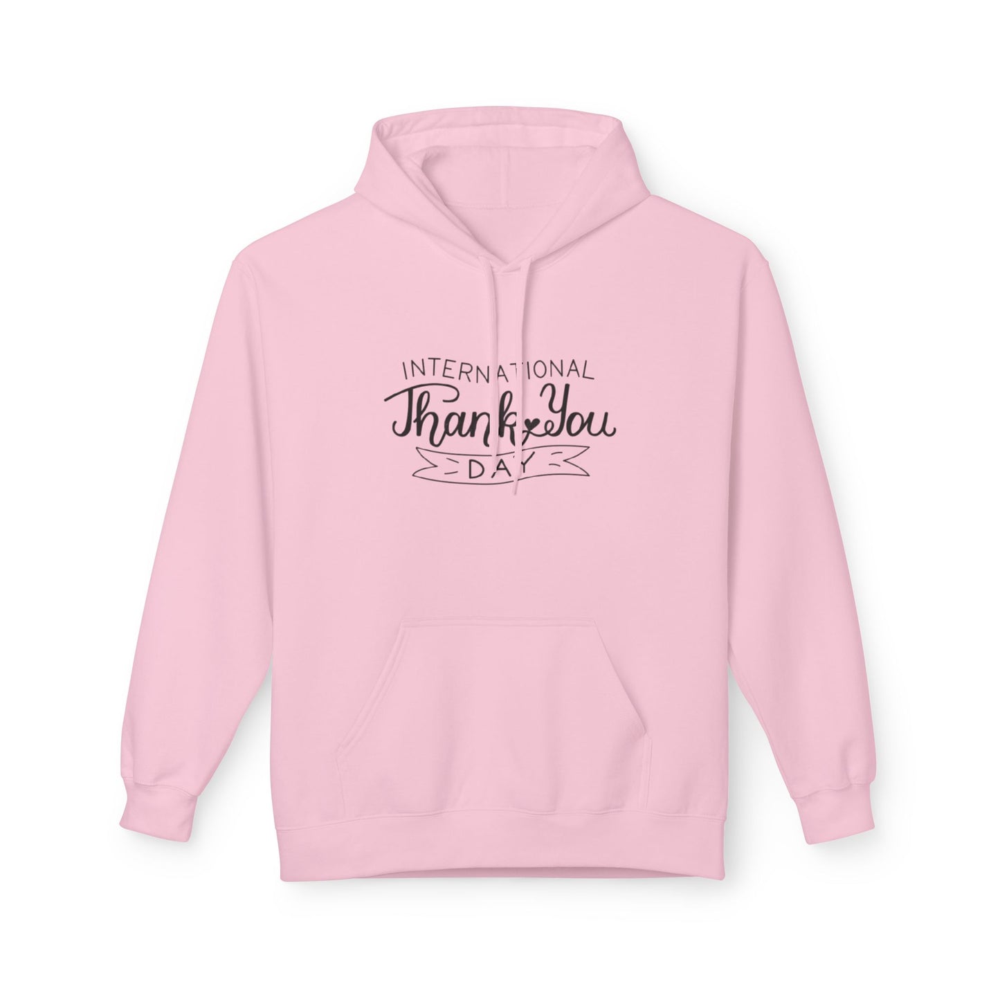 Thank You Day Hoodie | Fleece Sweatshirt, Gratitude Gift, Comfortable Layer, Easygoing Style, Perfect for Fall