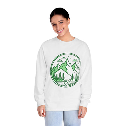 Nature-Inspired Long Sleeve T-Shirt