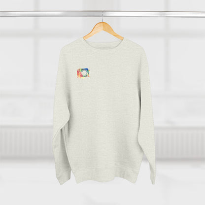 Vibrant Art Crewneck Sweatshirt, Cozy Sweatshirt, Casual Attire, Gift for Friends, Colorful Sweatshirt, Art-Inspired Fashion