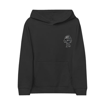Cozy Kids Fleece Hoodie with Fun Embroidery - Perfect for Playdates, Birthdays, Back to School, Casual Wear, Children's Apparel
