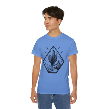 Desert Cactus Tee, Travel Shirt, Nature Lover Gift, Summer Apparel, Outdoorsy Style, Graphic T-shirt