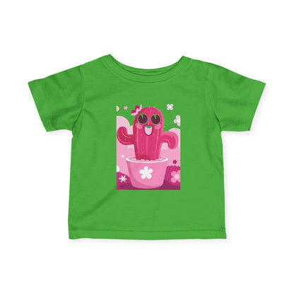 Cute Cactus Infant Tee, Baby Shower Gift, Toddler Summer Shirt, Kids Apparel, Birthday Gift for Boys and Girls, Playful Toddler Outfit
