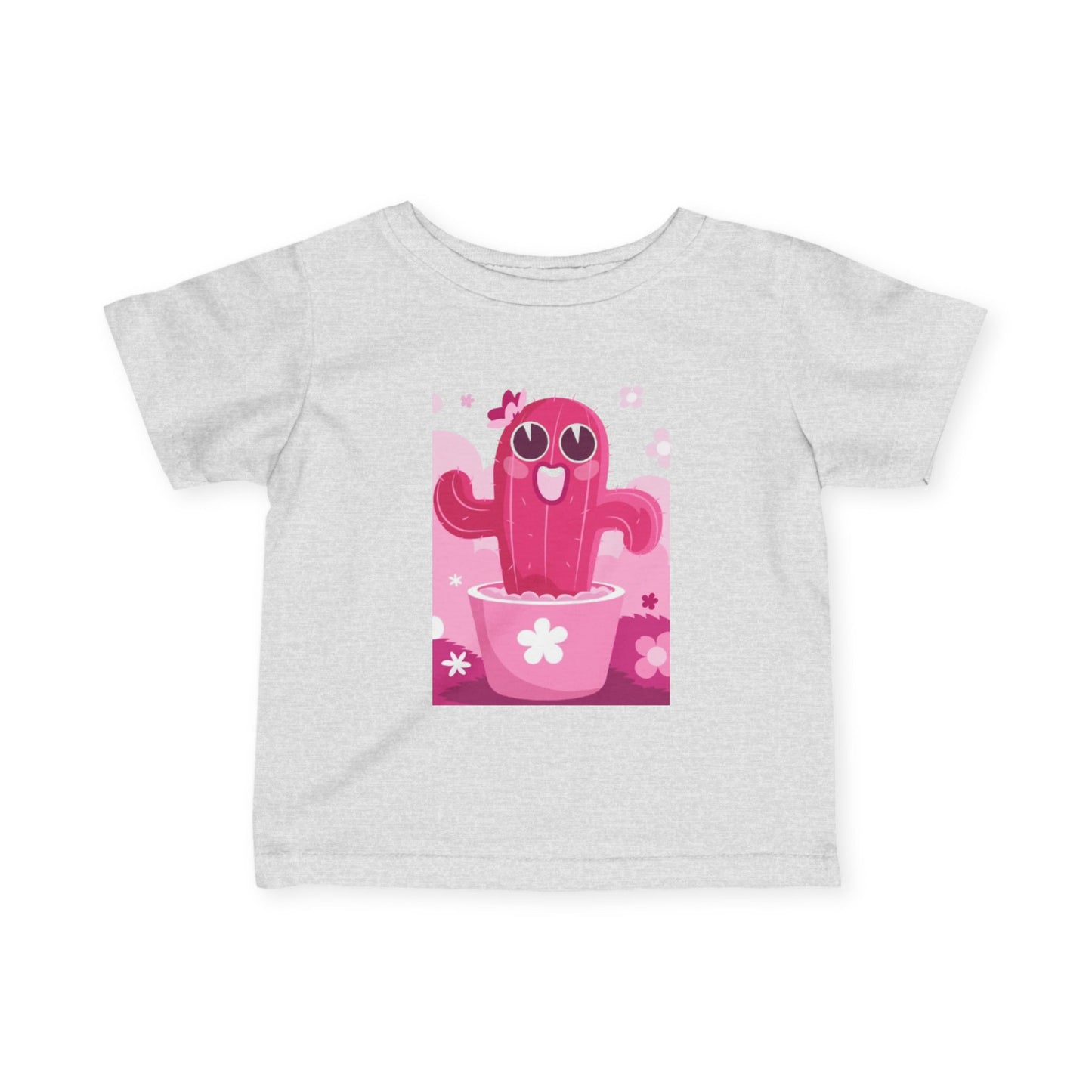 Cute Cactus Infant Tee, Baby Shower Gift, Toddler Summer Shirt, Kids Apparel, Birthday Gift for Boys and Girls, Playful Toddler Outfit