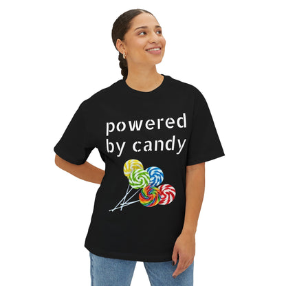 Candy-Themed  Oversized Boxy Tee, Sweet Treat Shirt, Fun Summer Tee, Trendy Casual Wear, Gift for Candy Lovers, Party Shirt, [...]