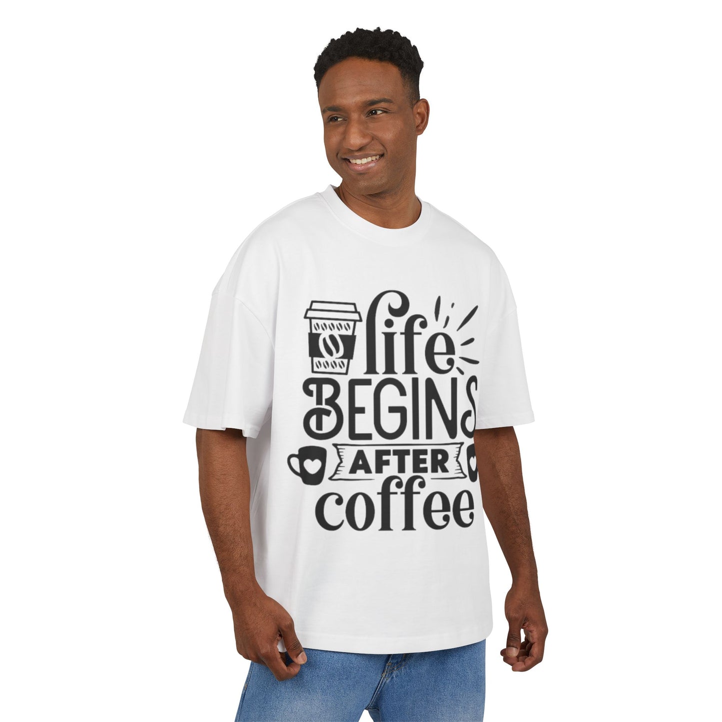 Coffee Lovers  Box Tee - Life Begins After Coffee Shirt, Gift for Barista, Funny Tee, Coffee Addict Gift, Casual Wear