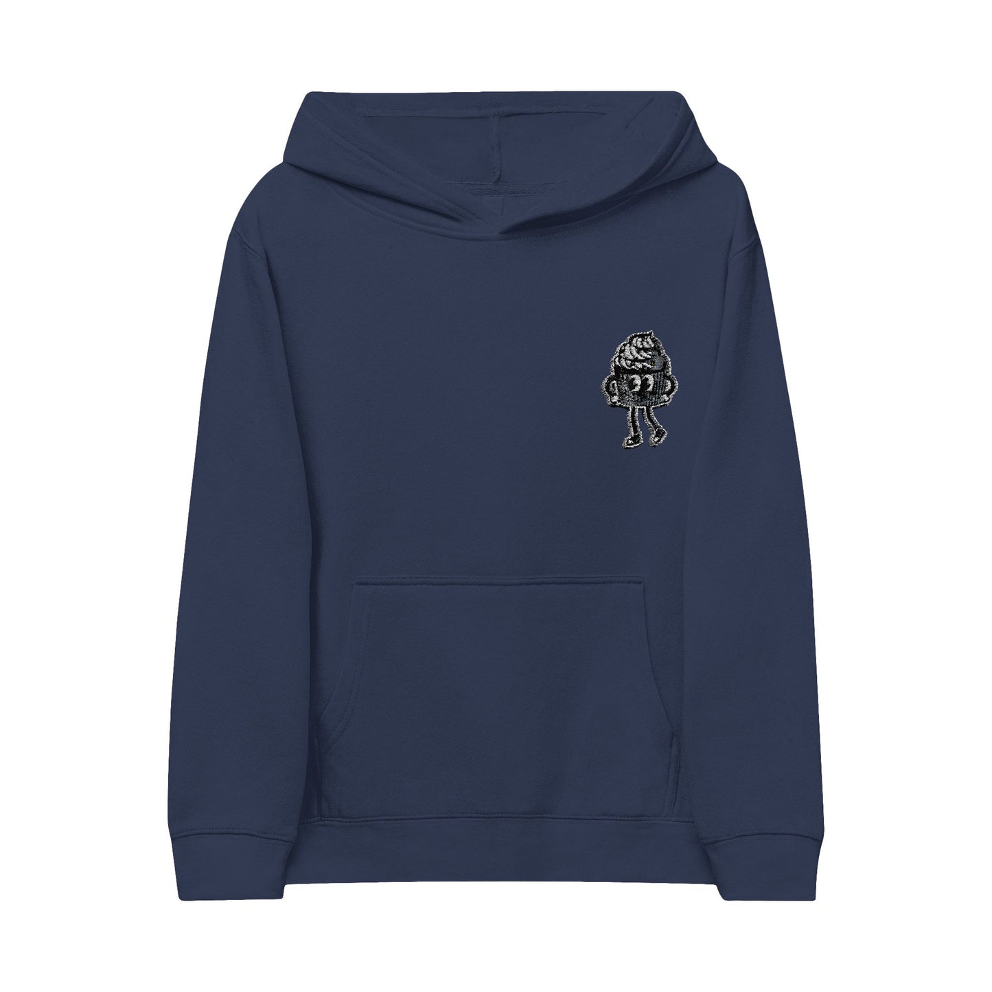 Cozy Kids Fleece Hoodie with Fun Embroidery - Perfect for Playdates, Birthdays, Back to School, Casual Wear, Children's Apparel