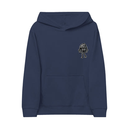 Cozy Kids Fleece Hoodie with Fun Embroidery - Perfect for Playdates, Birthdays, Back to School, Casual Wear, Children's Apparel