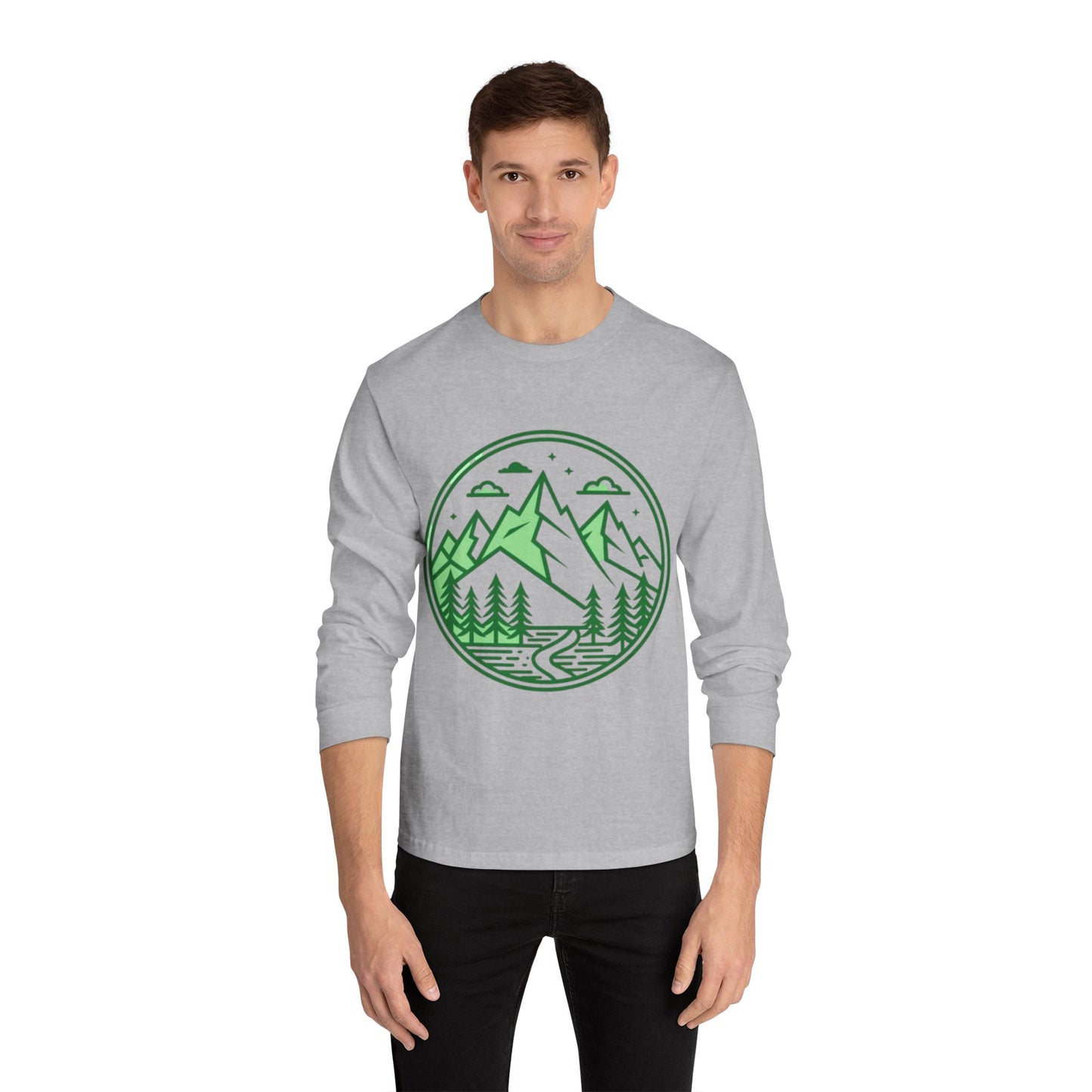 Nature-Inspired Long Sleeve T-Shirt