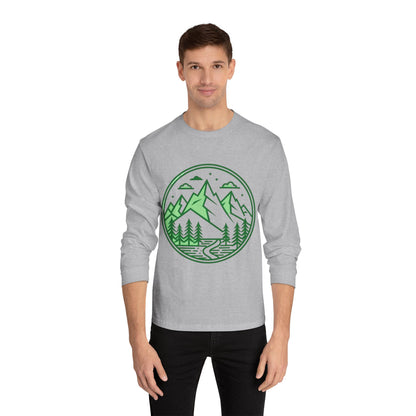 Nature-Inspired Long Sleeve T-Shirt