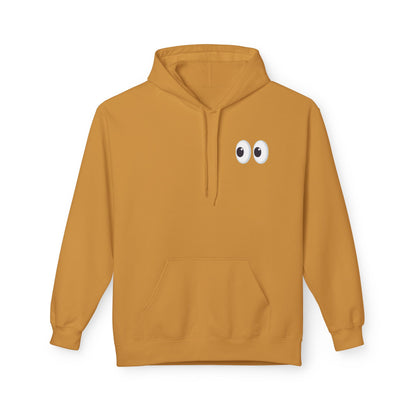 Playful Eyes Fleece Hoodie - Fun Sweatshirt for Unique Style,  Cozy Wear, Perfect Gift for All Occasions, Casual Outfits, Daily [...]