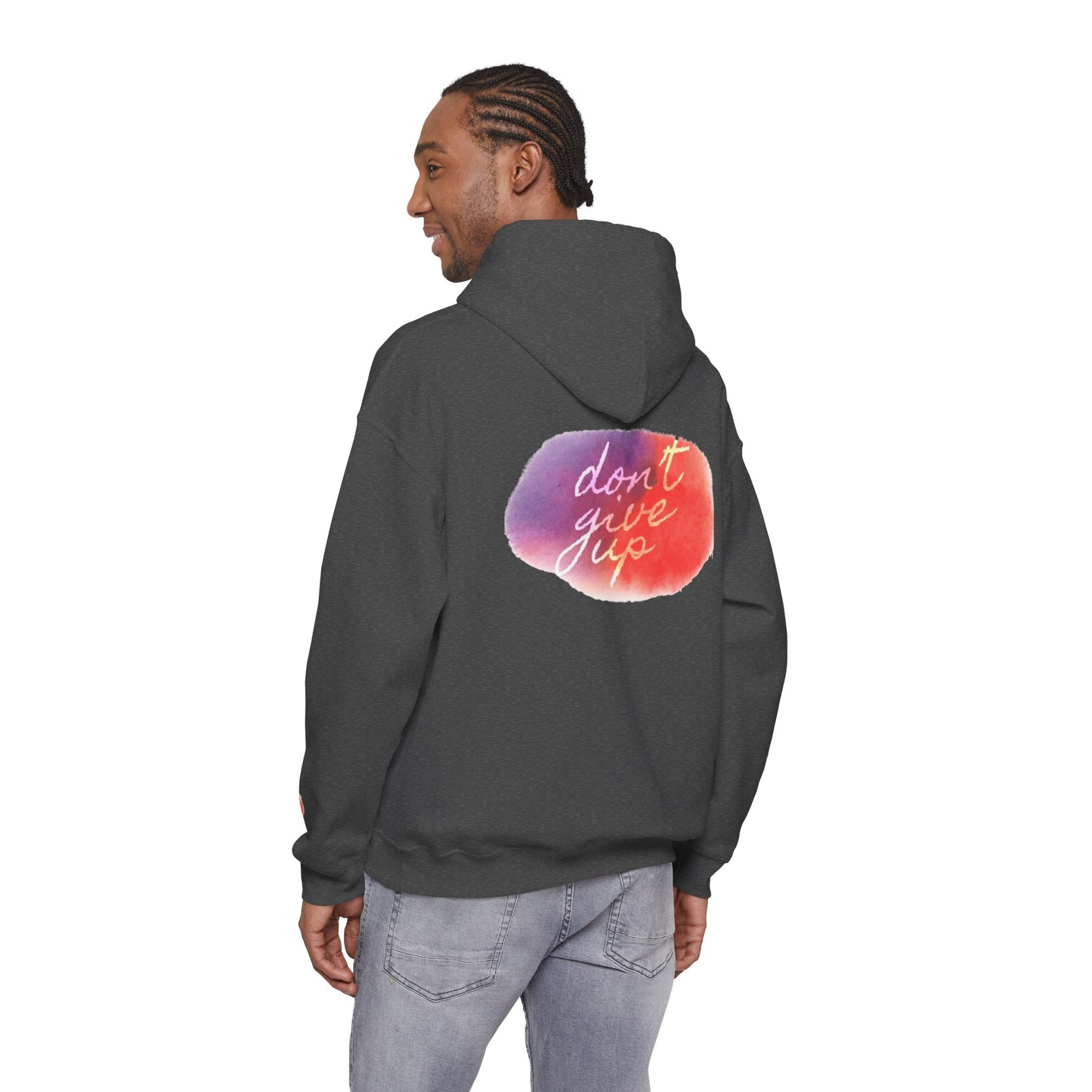 keep going design Heavy Blend™ Hooded Sweatshirt