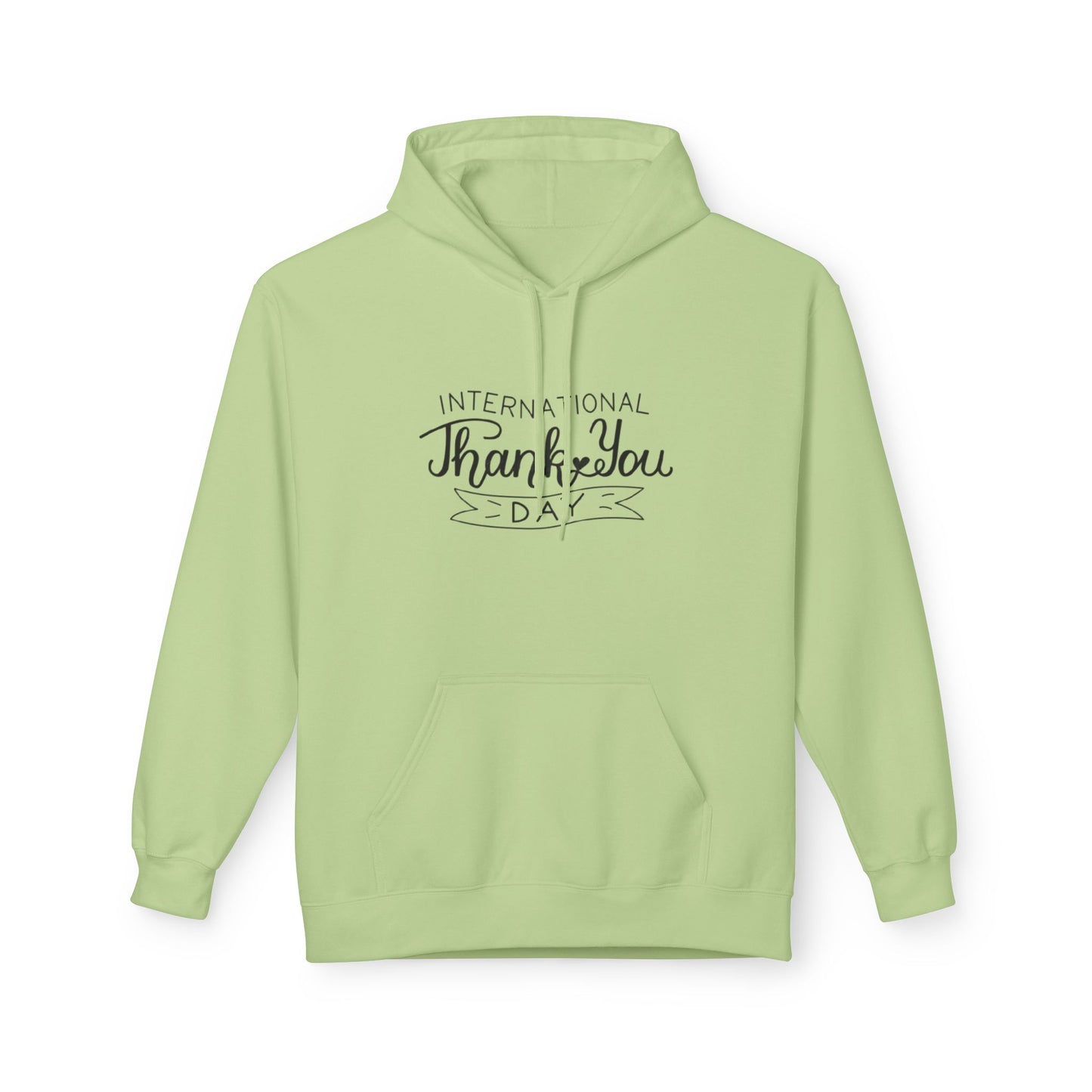 Thank You Day Hoodie | Fleece Sweatshirt, Gratitude Gift, Comfortable Layer, Easygoing Style, Perfect for Fall