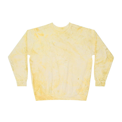 Color Blast  Crewneck Sweatshirt, Tie-Dye Pullover, Casual Hoodie, Trendy Gift for Her, Spring Fashion, Cozy Sweater