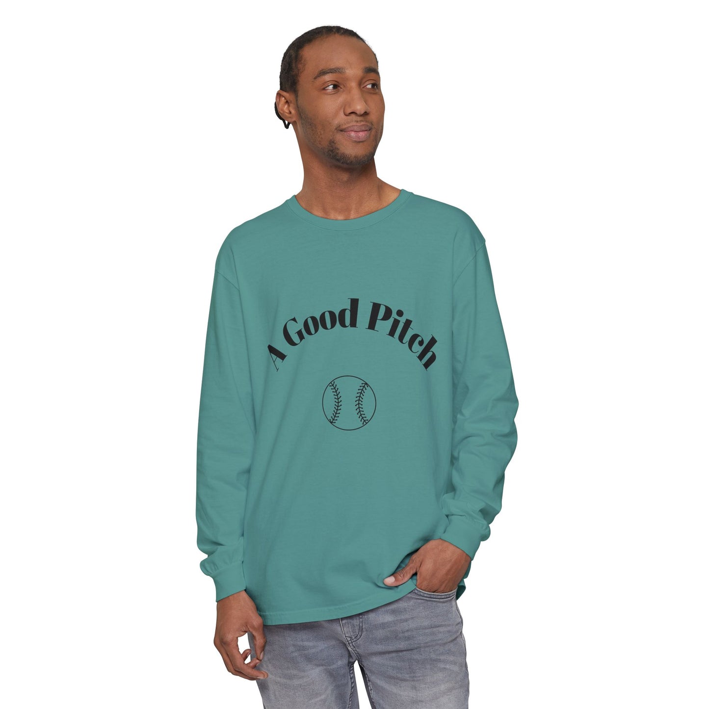 A Good Pitch Long Sleeve T-Shirt for Baseball Lovers