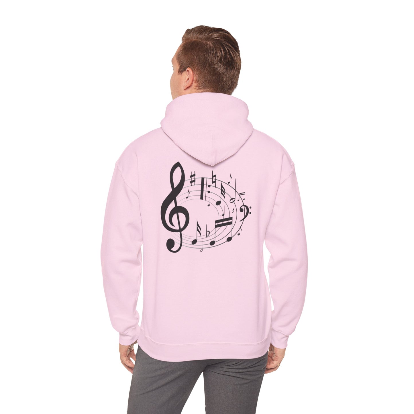 Music Lovers  Hooded Sweatshirt – 'Without Music, Life Would Be a Mistake'