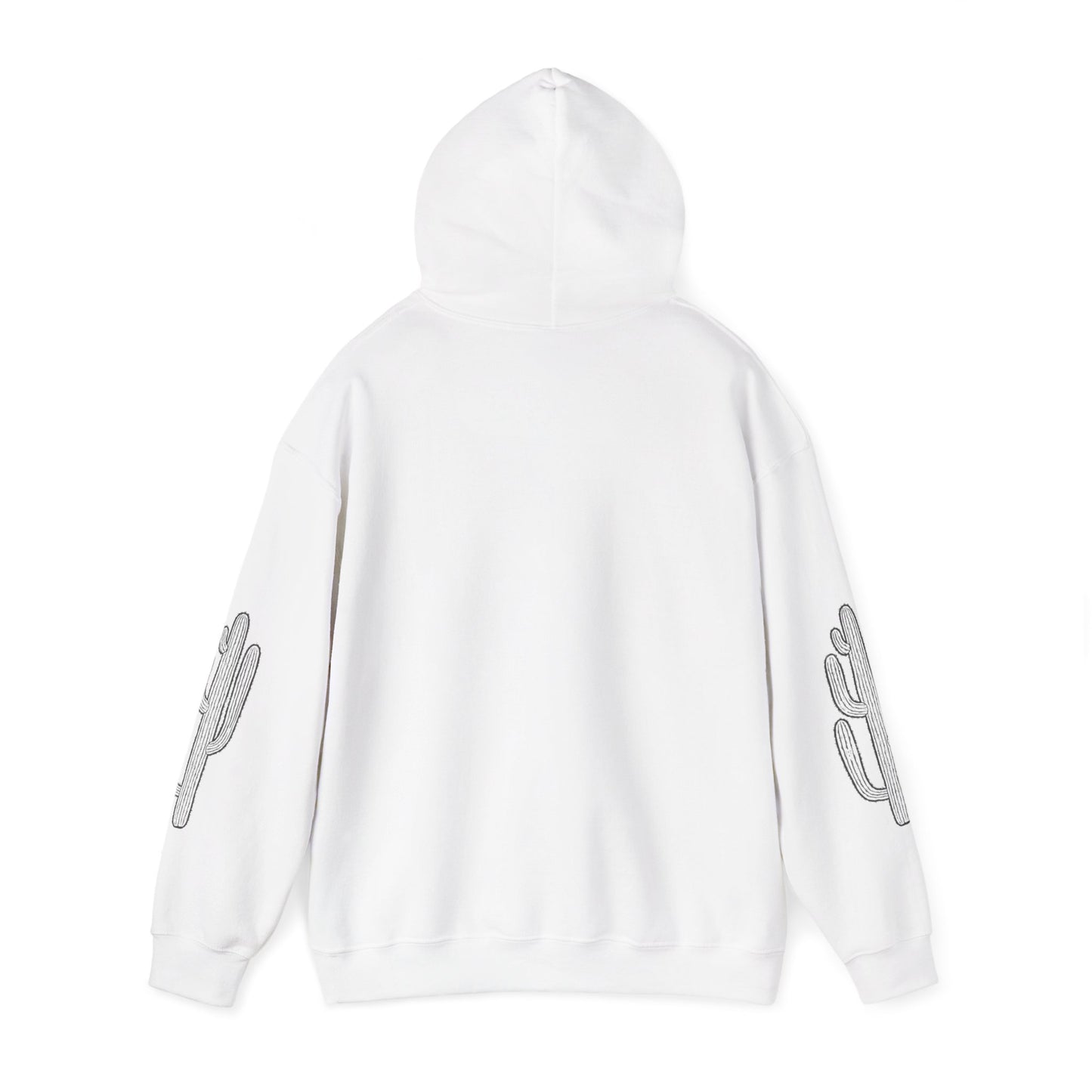 Cactus Graphic Hoodie, Cozy Sweatshirt, Perfect for Casual Days, Gifts for Nature Lovers, Summer Vibes Apparel