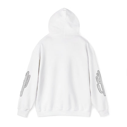 Cactus Graphic Hoodie, Cozy Sweatshirt, Perfect for Casual Days, Gifts for Nature Lovers, Summer Vibes Apparel