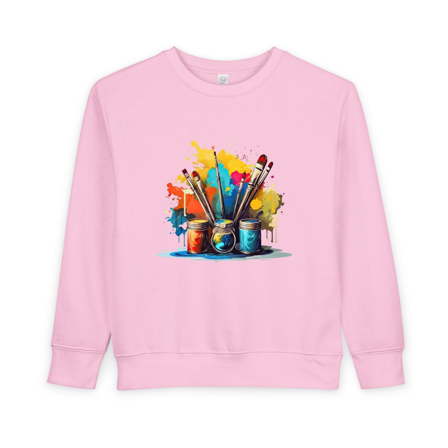 Creative Little Artist Toddler Sweatshirt, Kids Art Sweatshirt, Colorful Kids Sweater, Toddler Gift, Birthday Present, Painting Lover