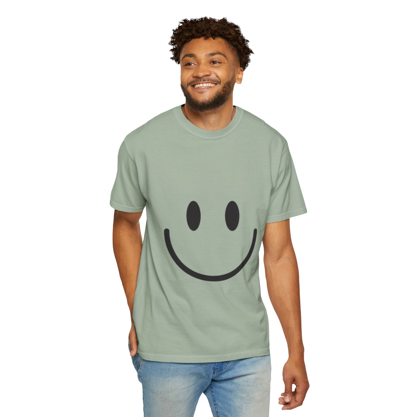 Smiley Face  T-Shirt, Fun Graphic Tee, Casual Wear, Gift for Friends, Positive Vibes Shirt, Happy Birthday Gift, Summer Essentials
