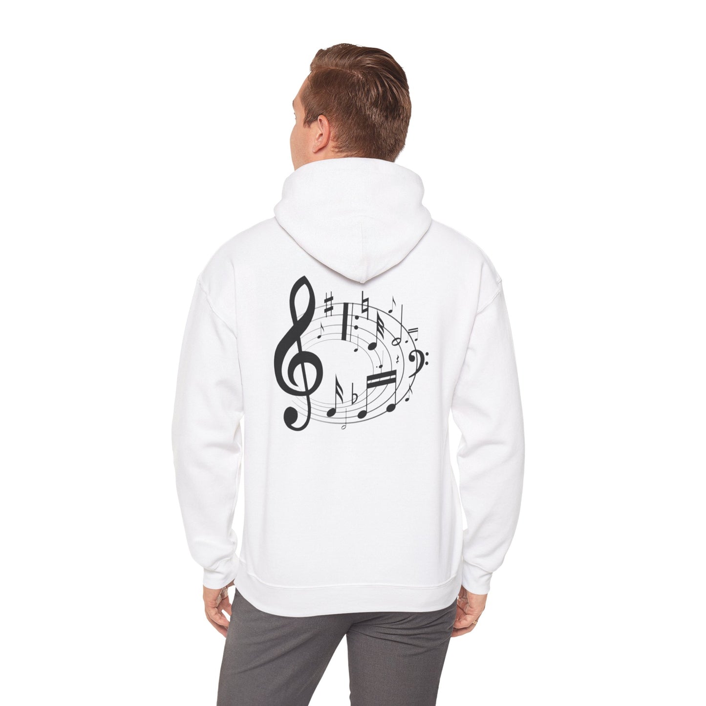 Music Lovers  Hooded Sweatshirt – 'Without Music, Life Would Be a Mistake'