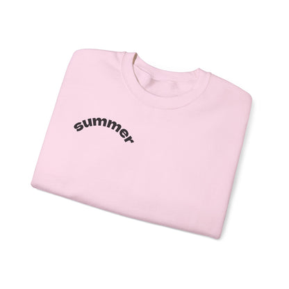 Cool Summer Vibes  Crewneck Sweatshirt, Lightweight Casual Wear, Summer Fashion, Gift for Friends, Sunny Day Outfits, Trendy Apparel