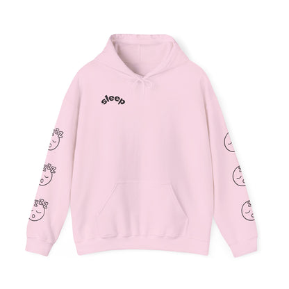 Cozy Sleepy Hoodie -  Heavy Blend™ Sweatshirt, Sleep Graphic, Cozy Gift, Chillwear, Relaxation Apparel, Dorm Essentials