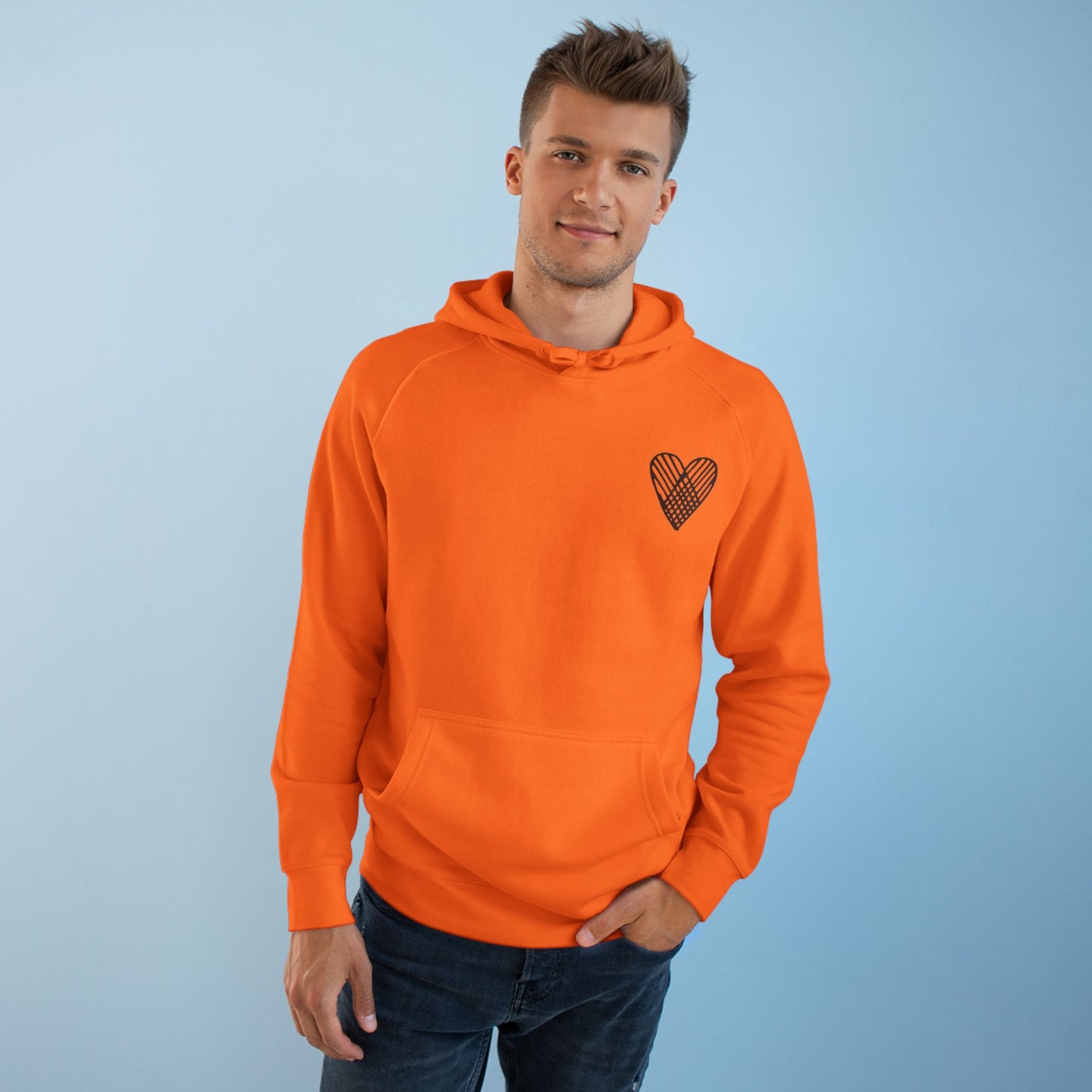 Heart Pattern  Hoodie