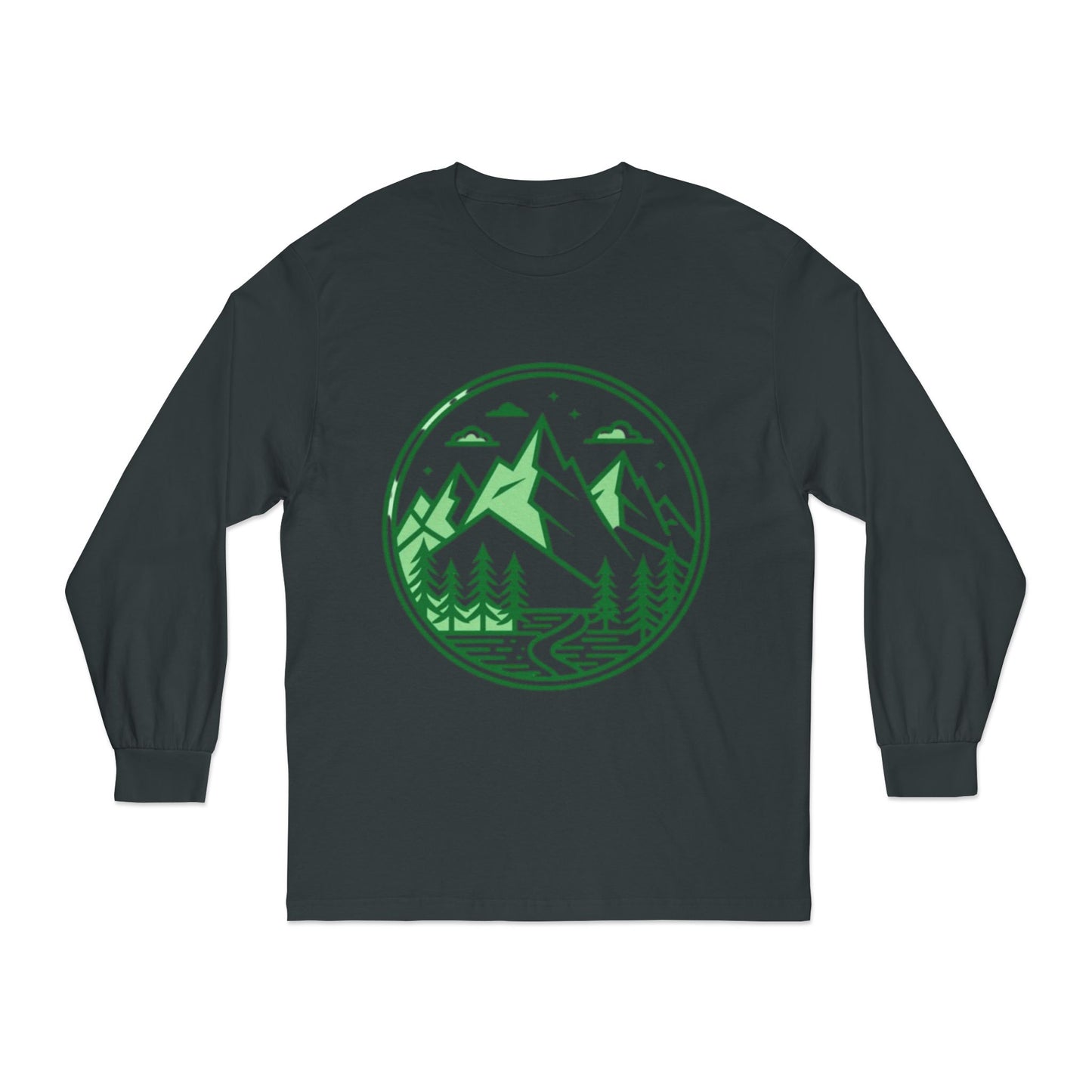 Nature-Inspired Long Sleeve T-Shirt