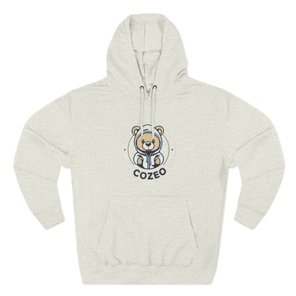 Cozy Bear Fleece Hoodie, Cute Animal Hoodie, Gifts for Animal Lovers, Winter Wardrobe Essential, Perfect for Cozy Nights