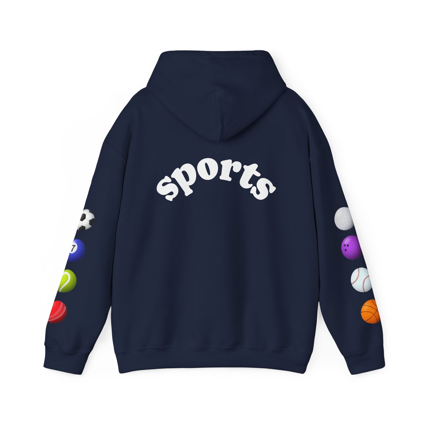 Sports-Themed Hoodie, Perfect for Athletes, Gifts for Sports Lovers, Cozy Sweatshirt for Game Days, Casual Wear
