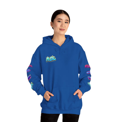 Graffiti Art  Hoodie - Cozy Streetwear, Unique Gift for Art Lovers, Perfect for Festivals, Casual Wear, Cool Graphic Sweatshirt