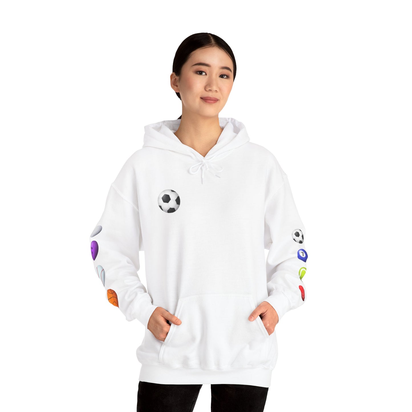 Sports-Themed Hoodie, Perfect for Athletes, Gifts for Sports Lovers, Cozy Sweatshirt for Game Days, Casual Wear