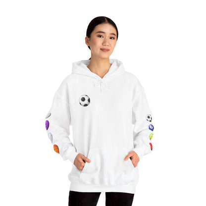 Sports-Themed Hoodie, Perfect for Athletes, Gifts for Sports Lovers, Cozy Sweatshirt for Game Days, Casual Wear