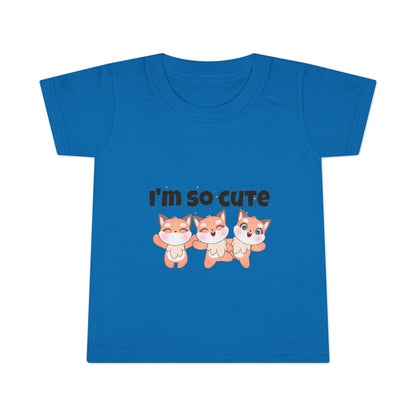 Adorable Toddler T-Shirt | Cute Animal Tee for Kids, Playful Shirt, Birthday Gift, Gift for Toddlers, Everyday Wear