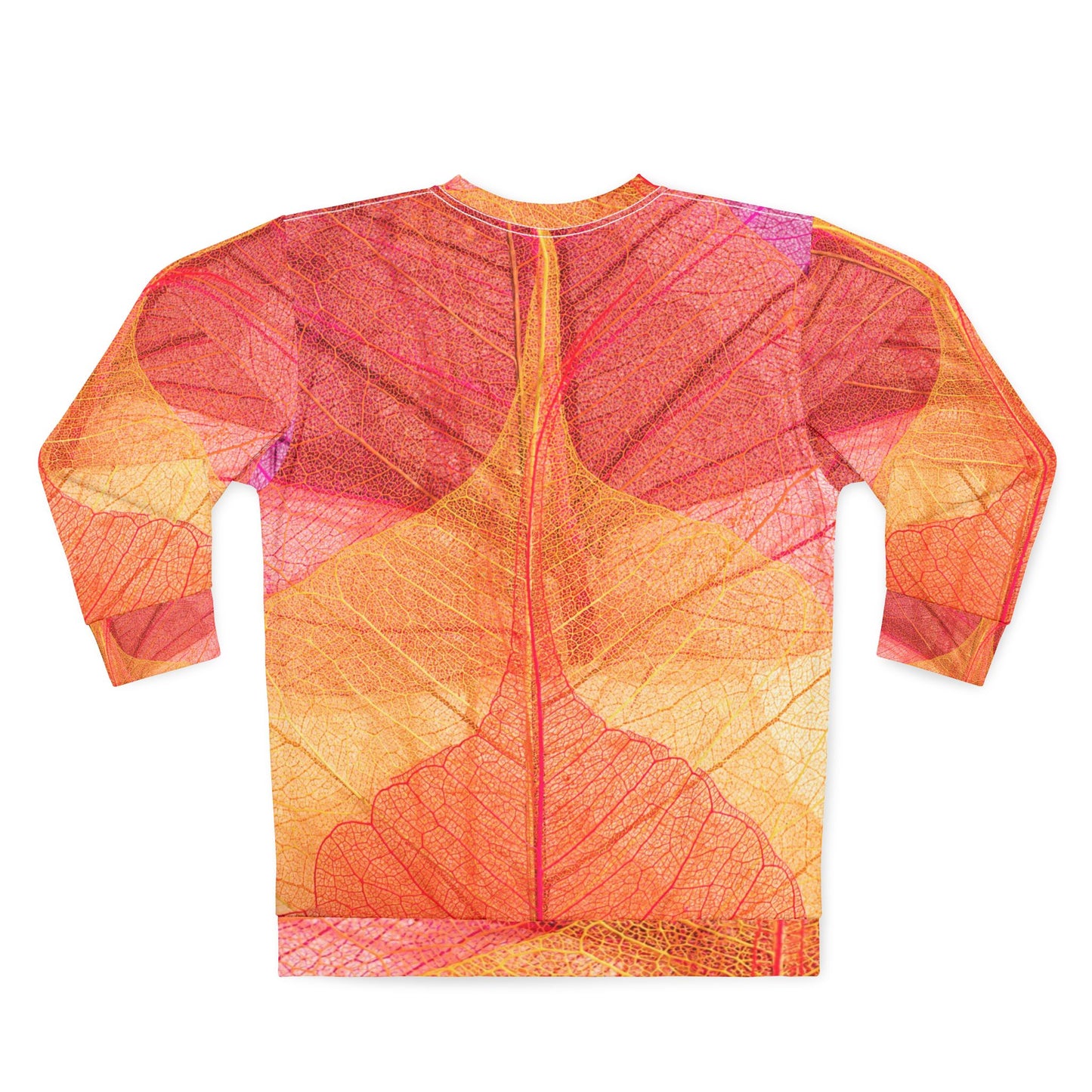 Leaves  Sweatshirt -Autumn, Cozy Fall Apparel, Gift for Nature Lovers, Unique AOP Design, Perfect for Cool Days