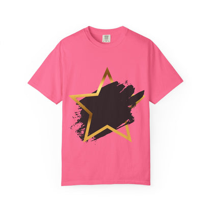 Stylish Star Graphic T-shirt - Casual Wear, Gift for Friends, Summer Fashion, Stylish Outfit, Everyday Casual
