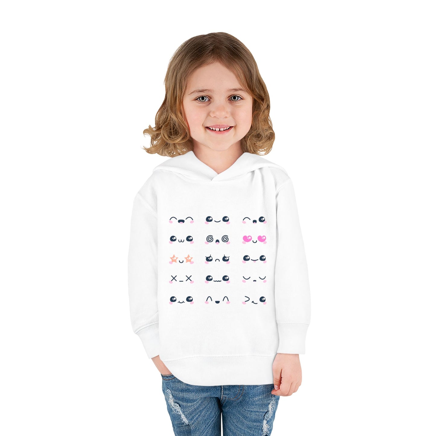 Cute Toddler Fleece Hoodie with Fun Facial Expressions, Perfect Gift for Kids, Cozy Pullover for Playdates, Everyday Wear, Holiday [...]