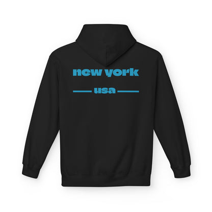 New York Star Hoodie, Fleece Sweatshirt, Casual Streetwear, Perfect Gift for Travelers, Cozy Hoodie, Summer Essential
