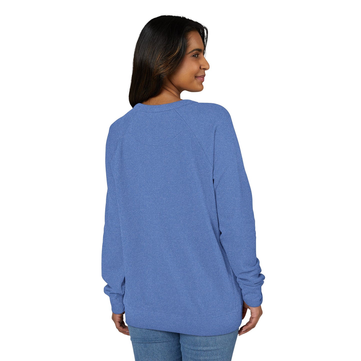 French Terry Raglan Crewneck Sweatshirt, Cozy Casual Wear, Perfect for Lounging, Gift for Him and Her, Everyday Comfort
