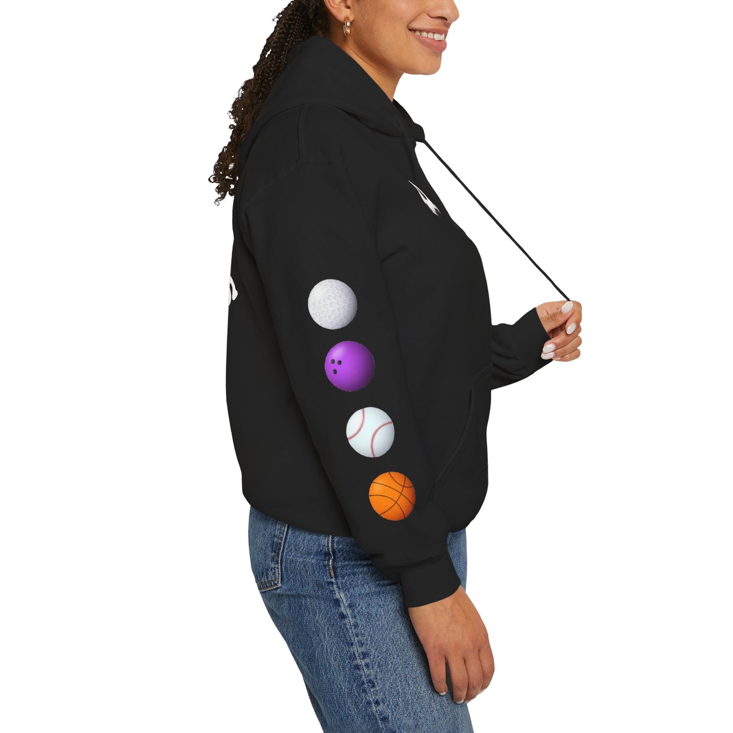 Sports-Themed Hoodie, Perfect for Athletes, Gifts for Sports Lovers, Cozy Sweatshirt for Game Days, Casual Wear