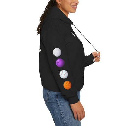 Sports-Themed Hoodie, Perfect for Athletes, Gifts for Sports Lovers, Cozy Sweatshirt for Game Days, Casual Wear