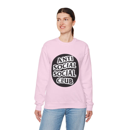 Crewneck Sweatshirt - Anti Social Club Edition, Cozy Sweatshirt, Streetwear Fashion, Gift for Introverts, Lounge Wear, Casual Outfit