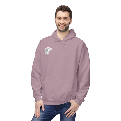 Cozy Movie Night Hoodie, Softstyle Fleece Sweatshirt, Perfect for Film Buffs, Gift Idea for Movie Lovers, Casual Wear for Home & Cinema